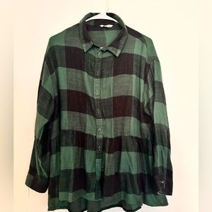 Green Plaid Flannel